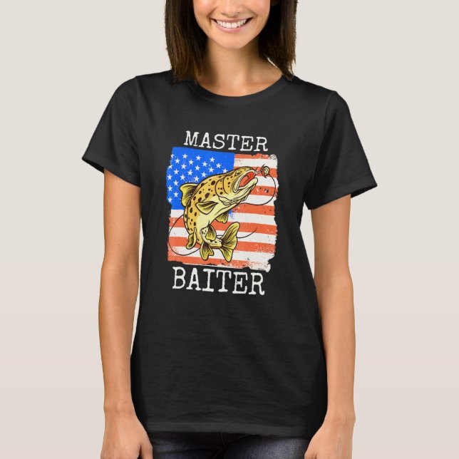 Meister-Köder für Fischer oder Angeln  3 T-Shirt (Vorderseite)