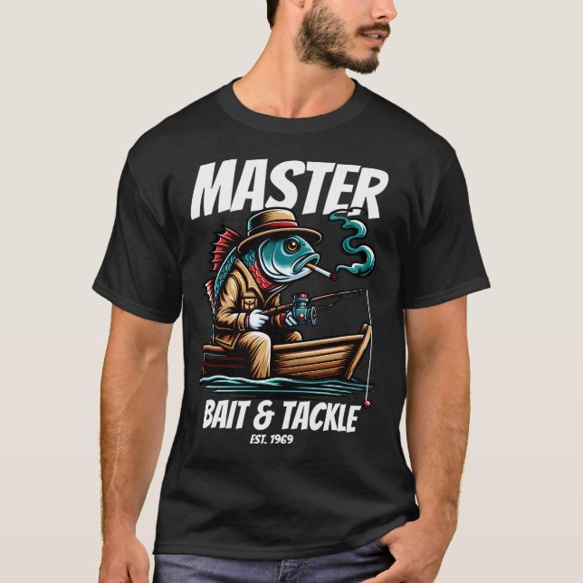 Meister Köder & Tackle T-Shirt (Vorderseite)