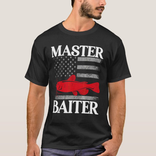 Meister-Köder Wels-Wels-Jäger T-Shirt (Vorderseite)