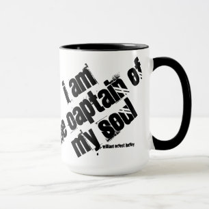 Meister meines Schicksal-Zitats Tasse