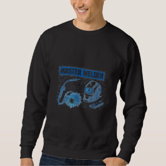 Meister-Schweißer-Blueprint Technische Zeichnung K Sweatshirt