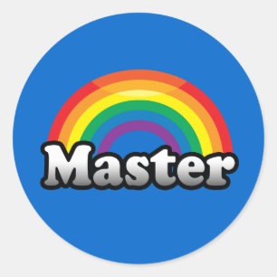 MEISTER STOLZ RUNDER AUFKLEBER
