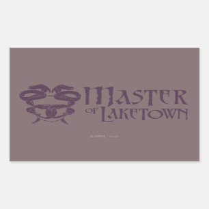 Meister von Laketown Namen Rechteckiger Aufkleber