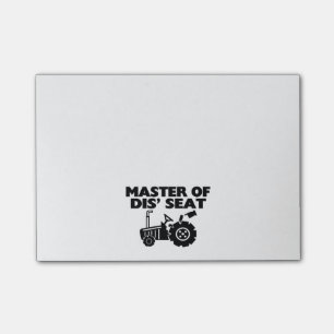 Meister von Seat-Traktor DIS Post-it Klebezettel