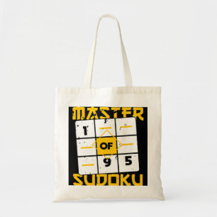 Meister von Sudoku Sudoku Champion Math Game Joke Tragetasche