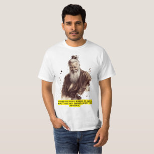 Meister Wu Chinesische Tuschezeichnung - Weisheit T-Shirt