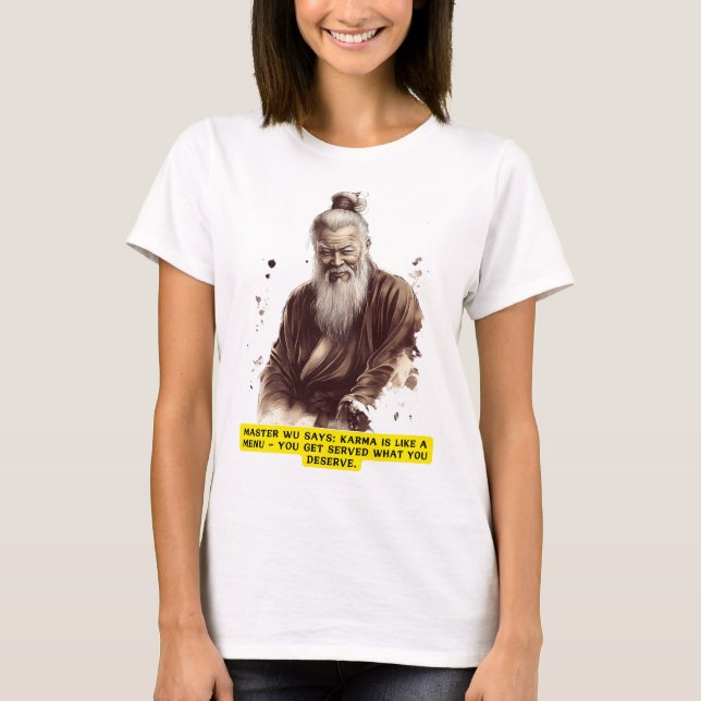 Meister Wu T-Shirt | Chinesische Weisheit (Vorderseite)