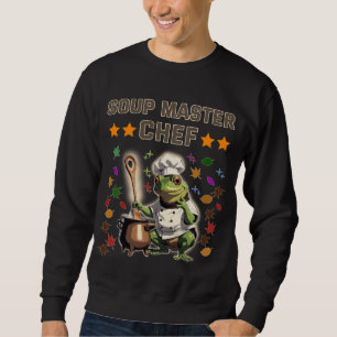 Meisterkoch-Witzfrosch-T-Shirt-Sweatshirt-T Sweatshirt