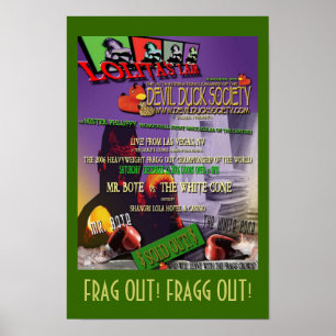 MEISTERSCHAFT DES SCHWERGEWICHT-FRAG HERAUS DER POSTER