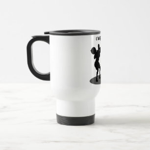 Meisterschaft, Meister, Silhouette Reisebecher