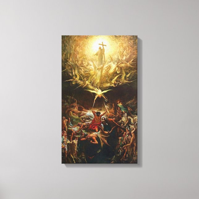 Meisterwerk auf der Leinwand: "Der Triumph....." Leinwanddruck (Vorderseite)