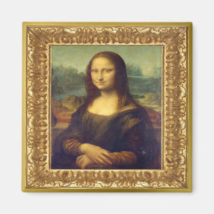 Meisterwerk-Magnet Da Vincis Mona Lisa Magnet