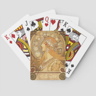 Meisterwerk-Sammlungs-Plattform Alphonse Mucha Spielkarten