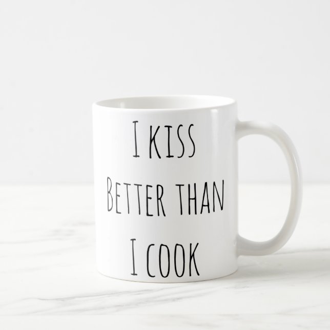 Meistgekauft küsse ich besser, als ich koche kaffeetasse (Rechts)