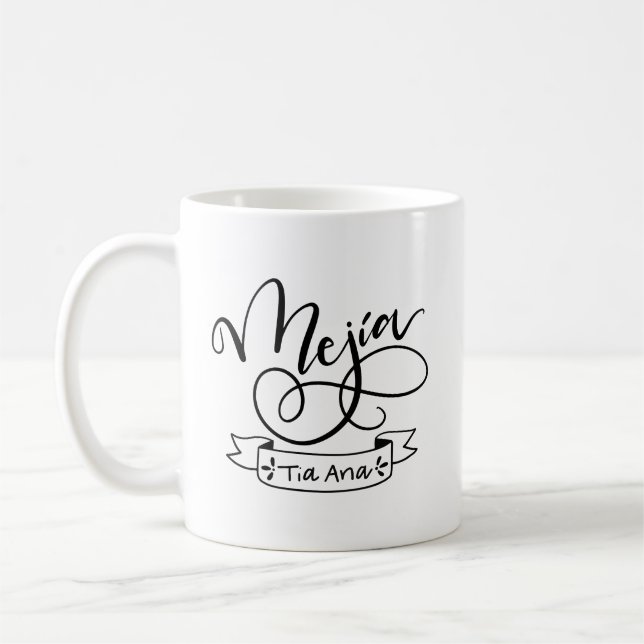 Mejia, Tia Ana, handschriftlich Kaffeetasse (Links)