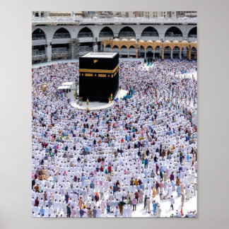 Mekka in Saudi-Arabien, schöne Moschee Poster