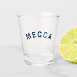 Mekka, Saudi-Arabien Vintag Arch Schnapsglas