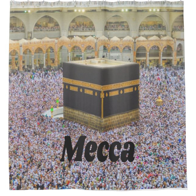 Mekka Saudi-Arabiens heiligste Stadt des Islam, Ka Duschvorhang (Vorderseite)
