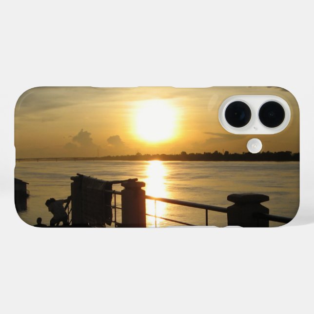 Mekong River Sunset ... Nong Khai, Isaan, Thailand title_seo2 (Rückseite (Horizontal))