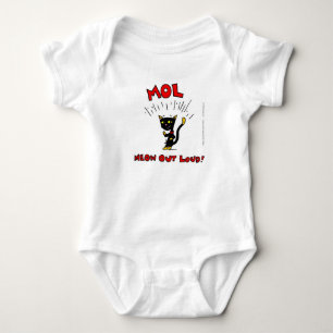 Mel MOL: MACH LOUD AUS! Baby Strampler
