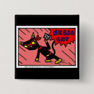 Mel NINJA Cat Button