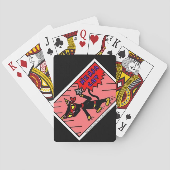 Mel NINJA CAT Playing Cards Spielkarten (Rückseite)