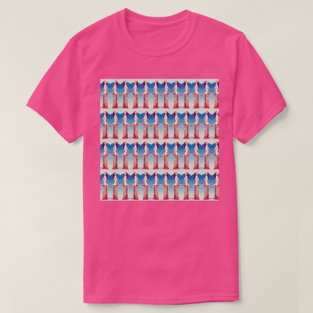 Mel Ramos 100 Großbild-Darstellung T-Shirt (Design vorne)