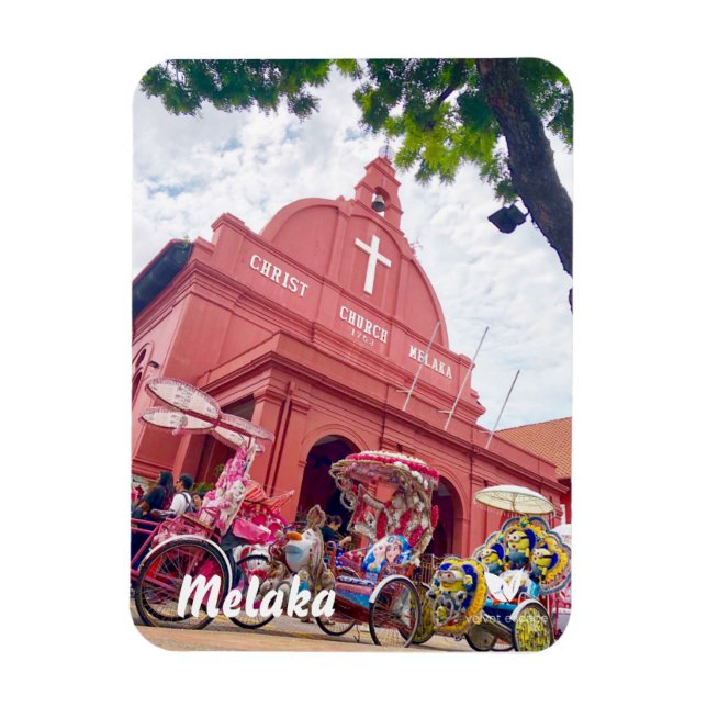 Melaka, Malaysia - Kühlschrankmagnet von Velvet Es Magnet (Vertikal)