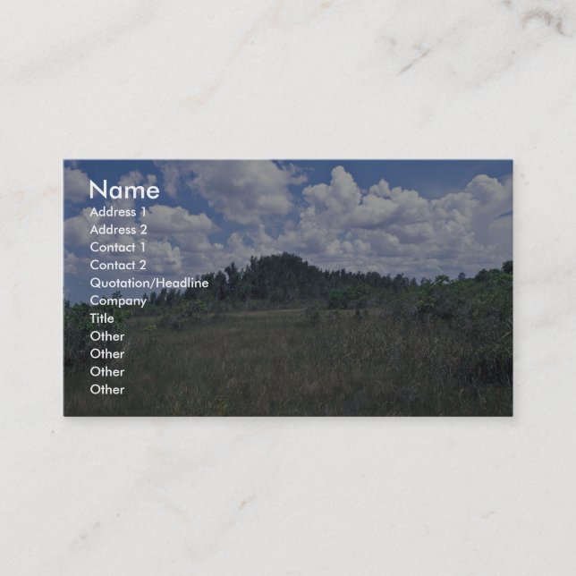 Melaleuca Visitenkarte (Vorderseite)