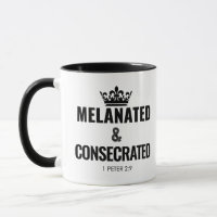 Melanated u. gewidmete Schrift