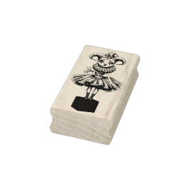 Melancholic Harlequin  Gummistempel