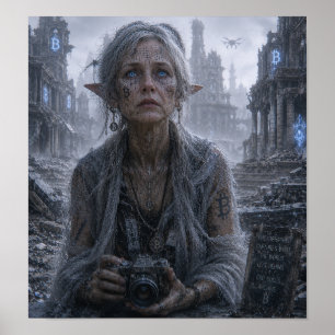 Melancholie / Fotograf / Verlassene Stadt Poster