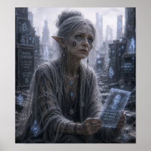 Melancholie / Gedächtniskurator / Digitaler Friedh Poster