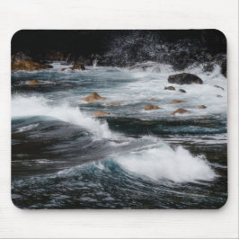 Melancholische Meereswellen, Kunstfoto Mousepad