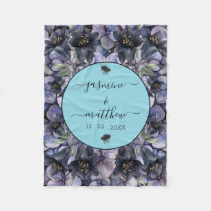 Melancholische schwarze Blumen Hochzeit Namen Klas Fleecedecke