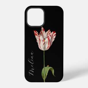 Melancholischer Blumen Chic Vintage-Blume iPhone 12 Pro Hülle