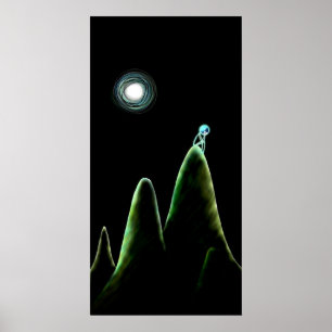 Melancholischer Hügel (2. Ausgabe) Poster