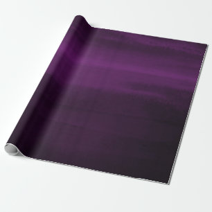 Melancholischer Lila-Pflaume Moderne Wasserfarbe C Geschenkpapier