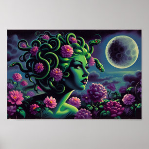 Melancholy Medusa Mini-Poster Poster