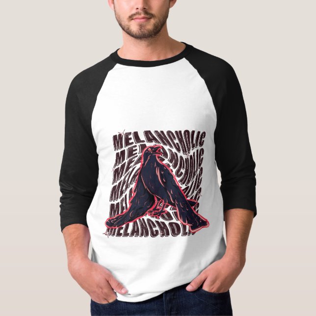 Melancholy x Raven T-Shirt (Vorderseite)