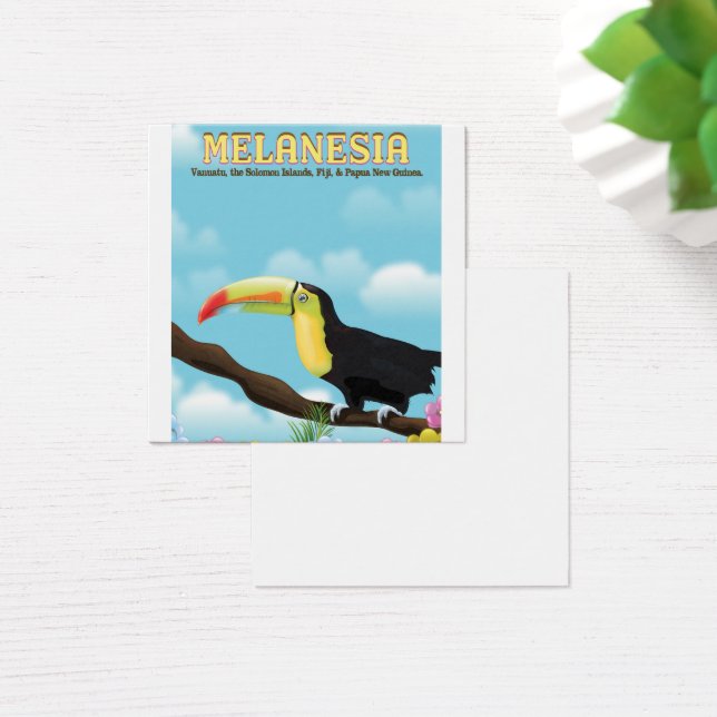 Melanesia Toucan Reiseplakat (Schreibtisch)