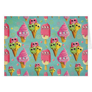 Mélange de crème glacée d'été