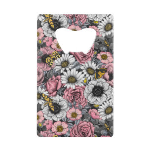 Mélange de papillons de nuit en rose et gris