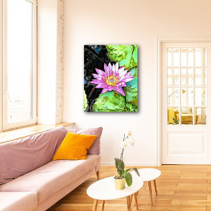 Mélange d'oeuvres murales en toile de média