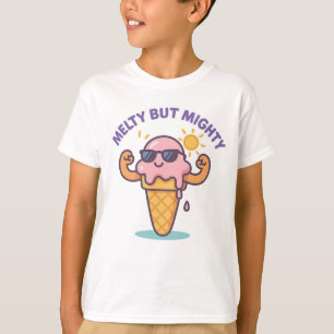 Mélange Mais Puissant - Drôle Crème Glace T-shirt 