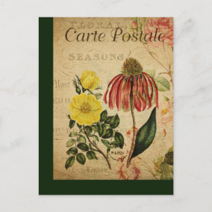 Mélange vintage de carte postale française