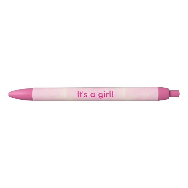 Mélanges roses mélangés C'est une fille Stylos béb (Devant)