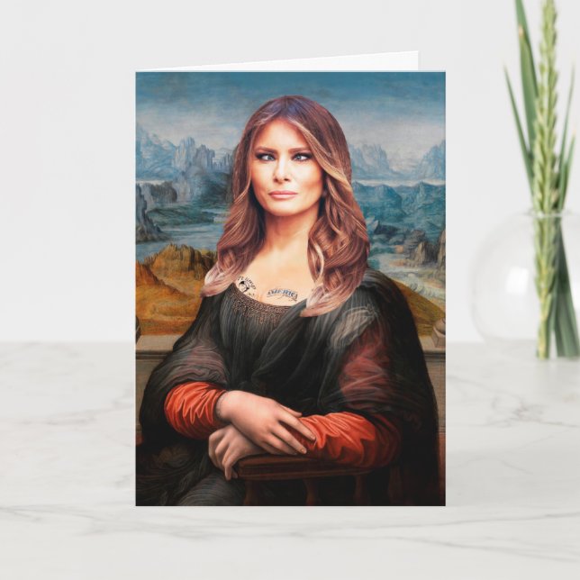 Melania Apathetic Birthday Grußkarte Karte (Vorderseite)