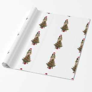 MELANIA, der Weihnachtsmann Geschenkpapier