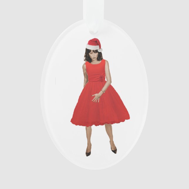 MELANIA, der Weihnachtsmann Ornament (Vorderseite)